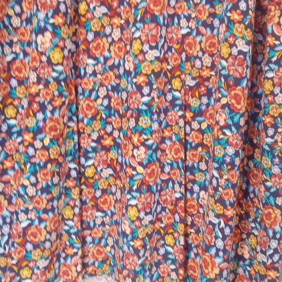 Old Navy Women's Vibrant Floral Midi Dress Size XL - Picture 6 of 9